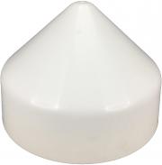 Pactrade Marine Boat Dock Post 8" White Piling Cone Cap Cover Plastic 6PCS